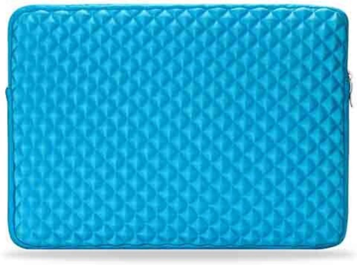 Luxe Laptophoes met Studs Voering | 15 inch | Felblauw | Laptop Accessoires